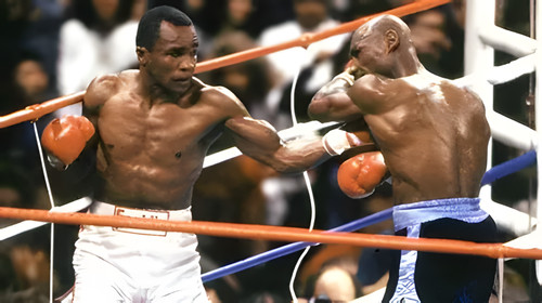 Sugar ray leonard boxing fight - leonard,